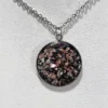 Round Natural Color Stones Necklace (4)