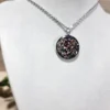 Round Natural Color Stones Necklace (4)