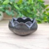 Elegant Black Gold Glitter Lotus Resin Trinket Potpourri Resin Candle Tray – resin trinket tray
